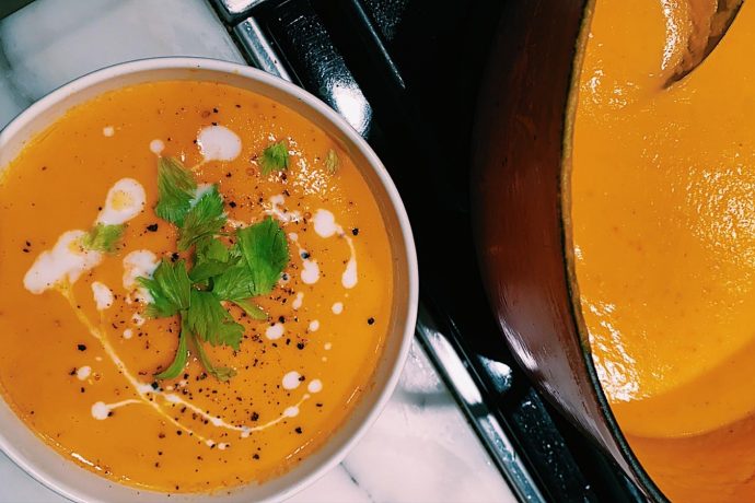 Carrot Ginger Soup — PoppiesandProsecco