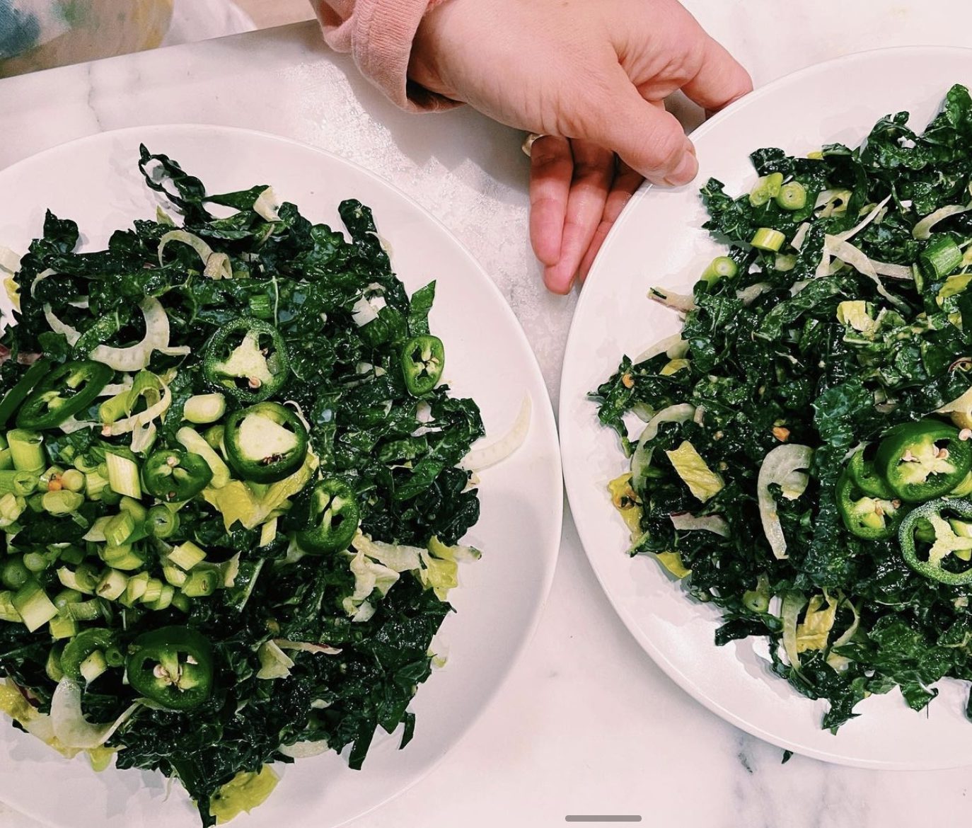Crunchy Peanut Kale Salad Bonberi